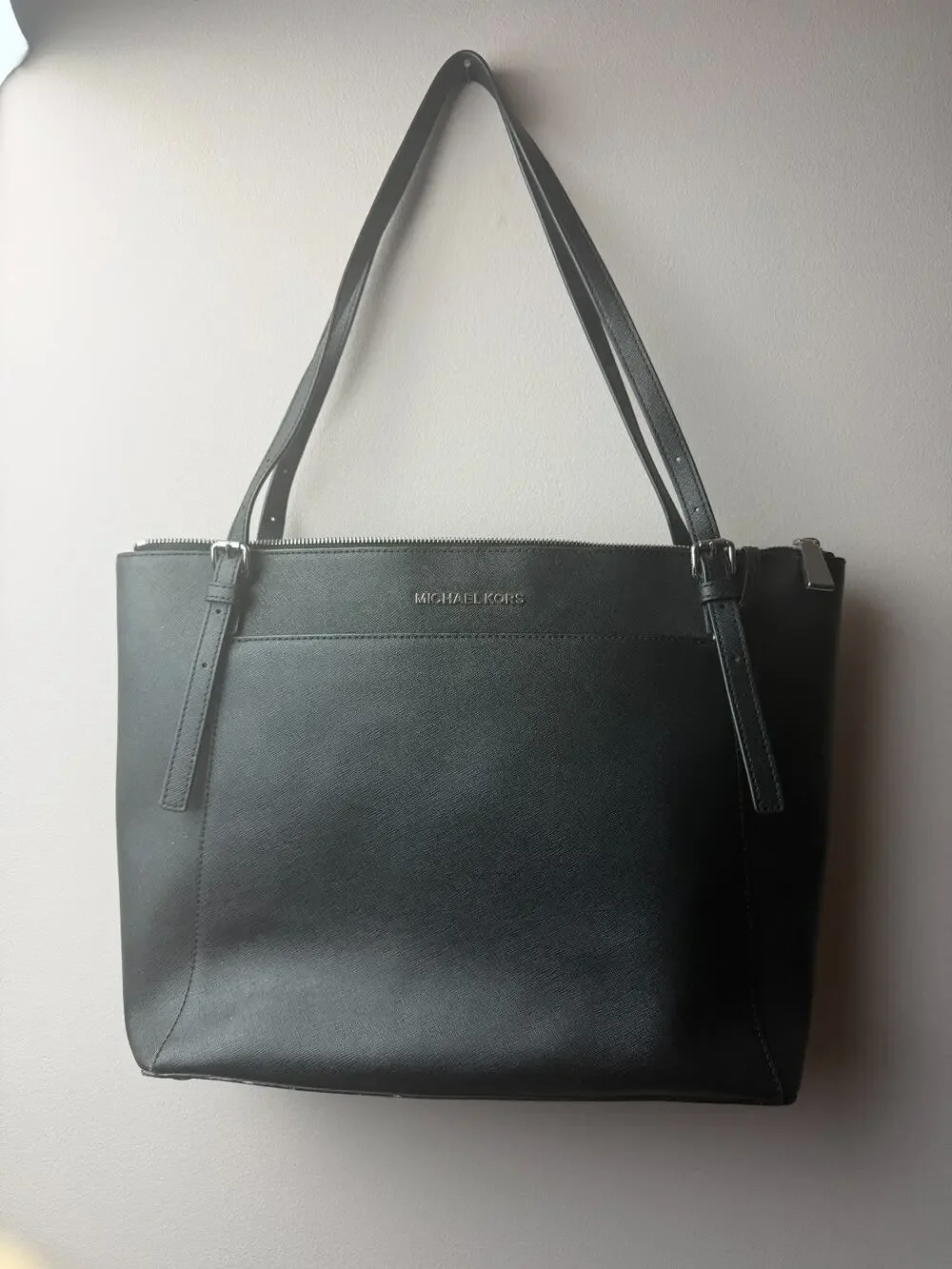 Michael Kors Jet Set Travel Top Zip Tote - Black